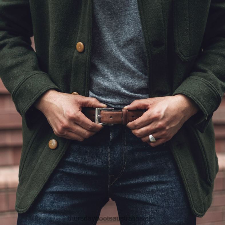 Accessories Arizona Adobe Thursday Boots Men Classic Leather Belt J4B0D169