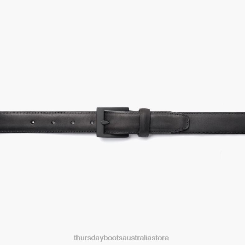 Accessories Black Matte Thursday Boots Men Classic Leather Belt J4B0D161