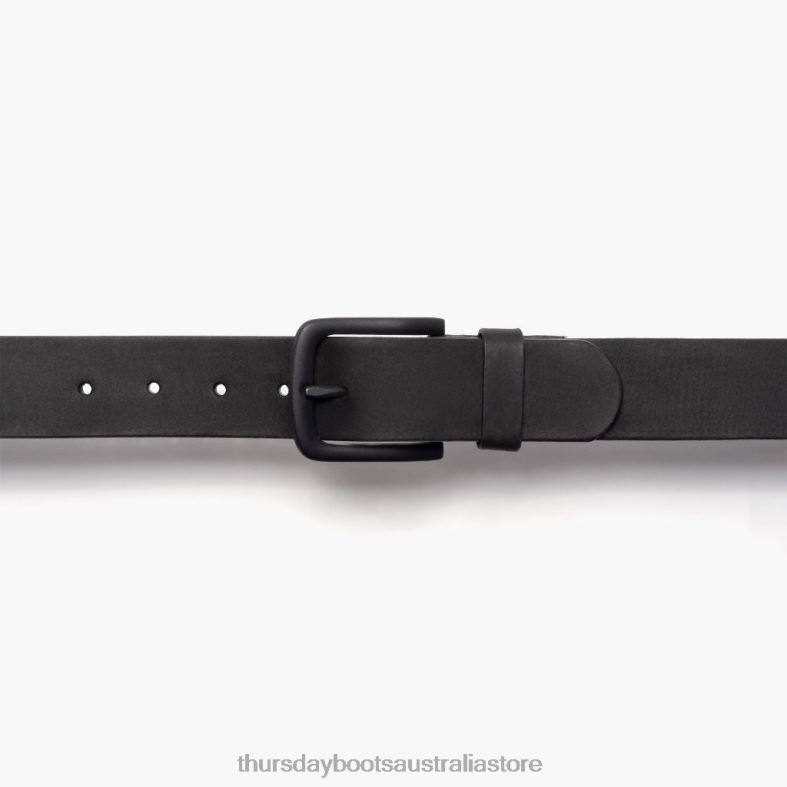 Accessories Black Matte Thursday Boots Men Heritage Leather Belt J4B0D176