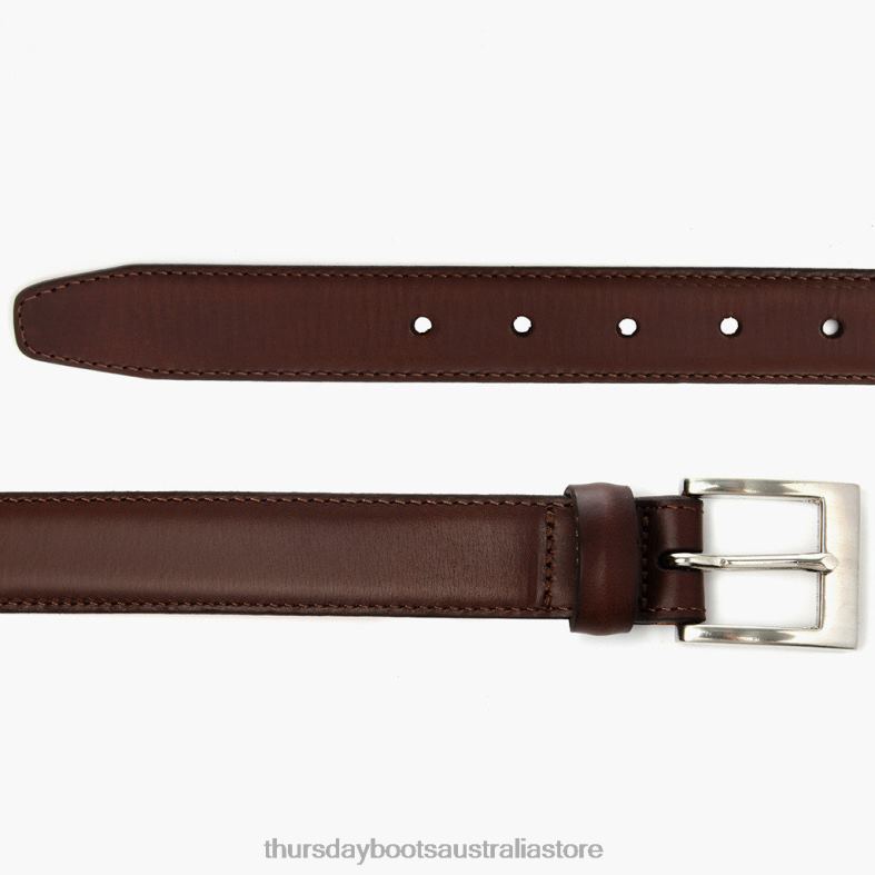 Accessories Brown Thursday Boots Men Classic Leather Belt J4B0D164