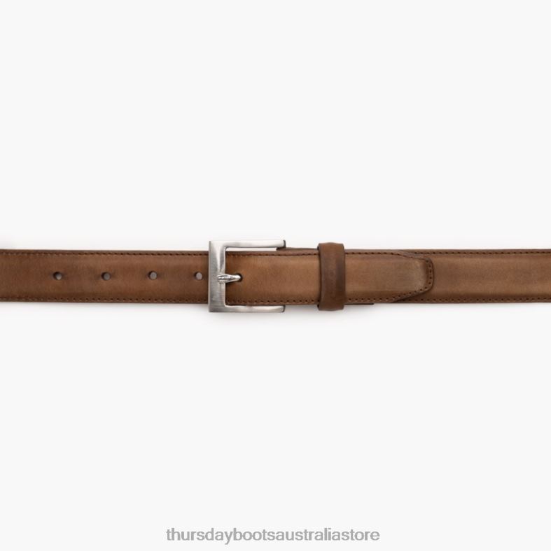 Accessories Burnt Copper Thursday Boots Men Classic Leather Belt J4B0D170
