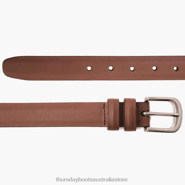 Accessories Chestnut Thursday Boots Men Refined Leather Belt J4B0D263