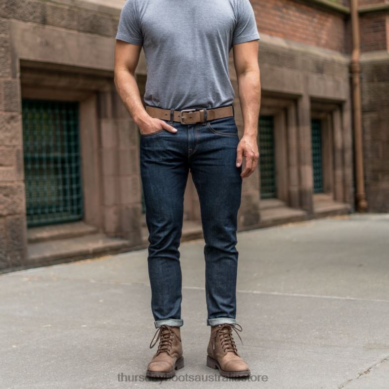 Accessories Country Road Thursday Boots Men Heritage Leather Belt J4B0D186