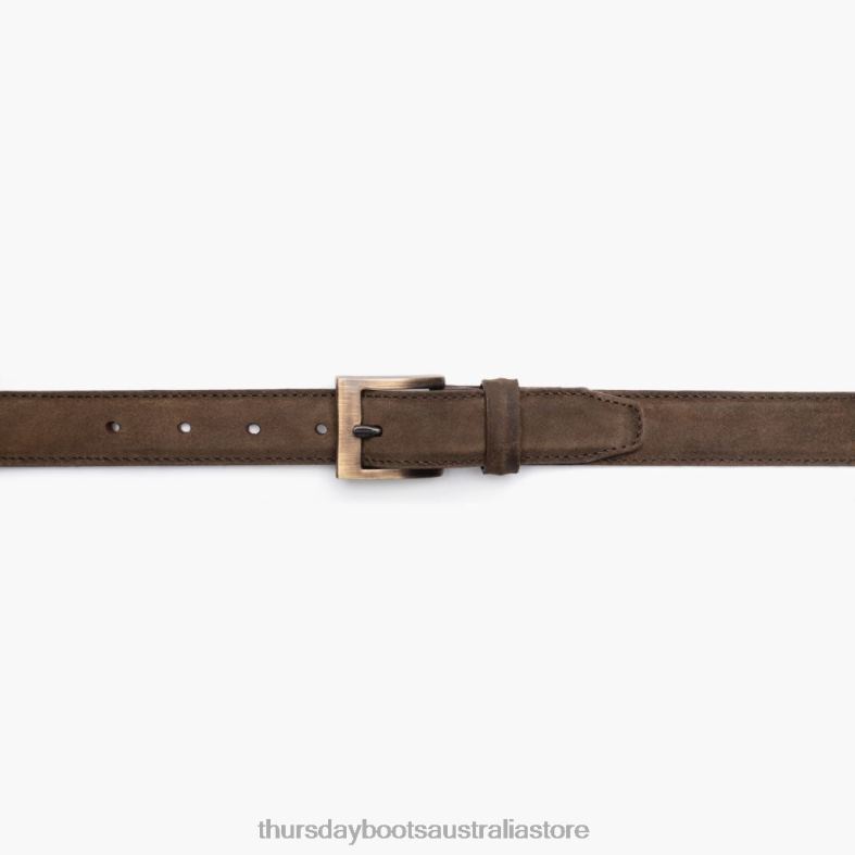 Accessories Mocha Thursday Boots Men Classic Leather Belt J4B0D175
