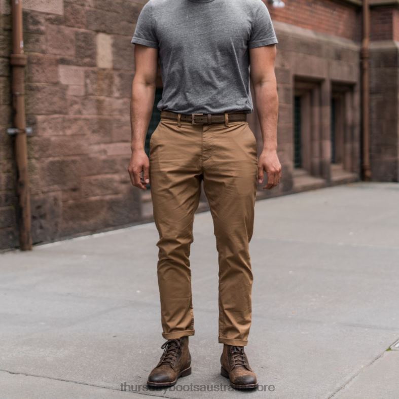 Accessories Mocha Thursday Boots Men Classic Leather Belt J4B0D175