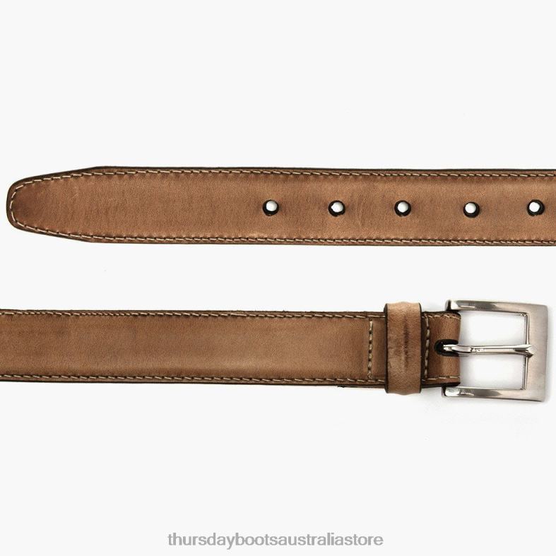 Accessories Natural Chromexcel Thursday Boots Men Classic Leather Belt J4B0D172