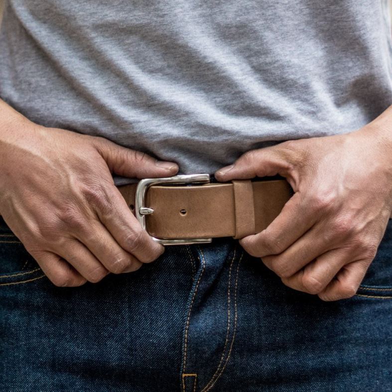 Accessories Natural Vachetta Thursday Boots Men Heritage Leather Belt J4B0D185