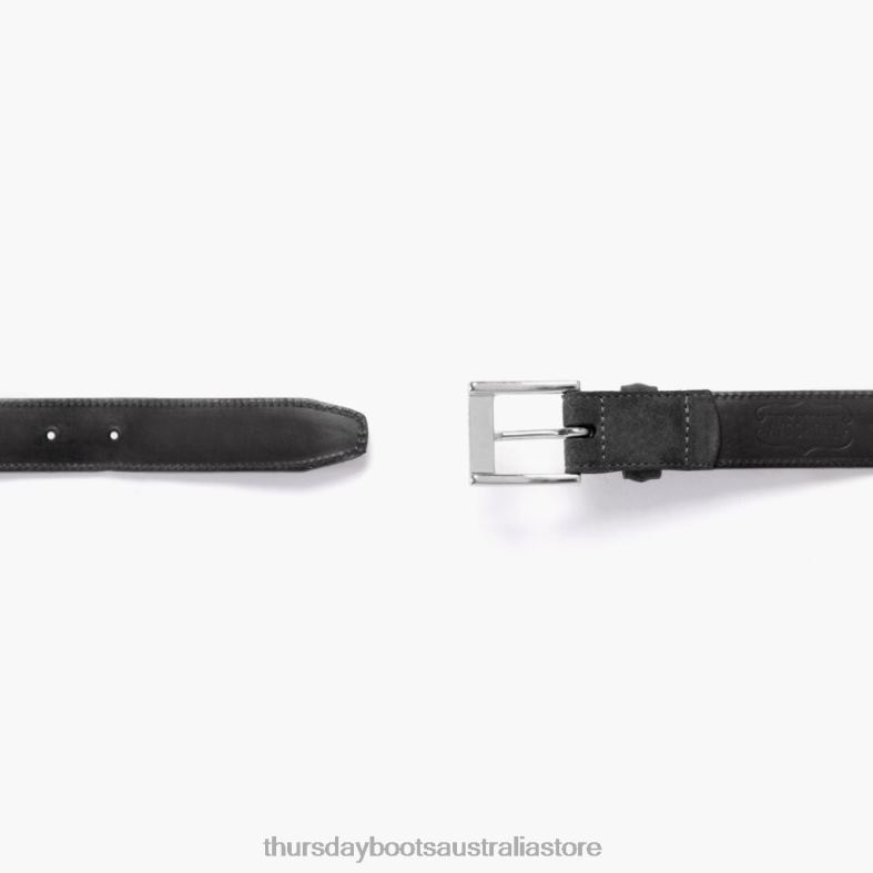 Accessories Shadow Grey Thursday Boots Men Classic Leather Belt J4B0D173