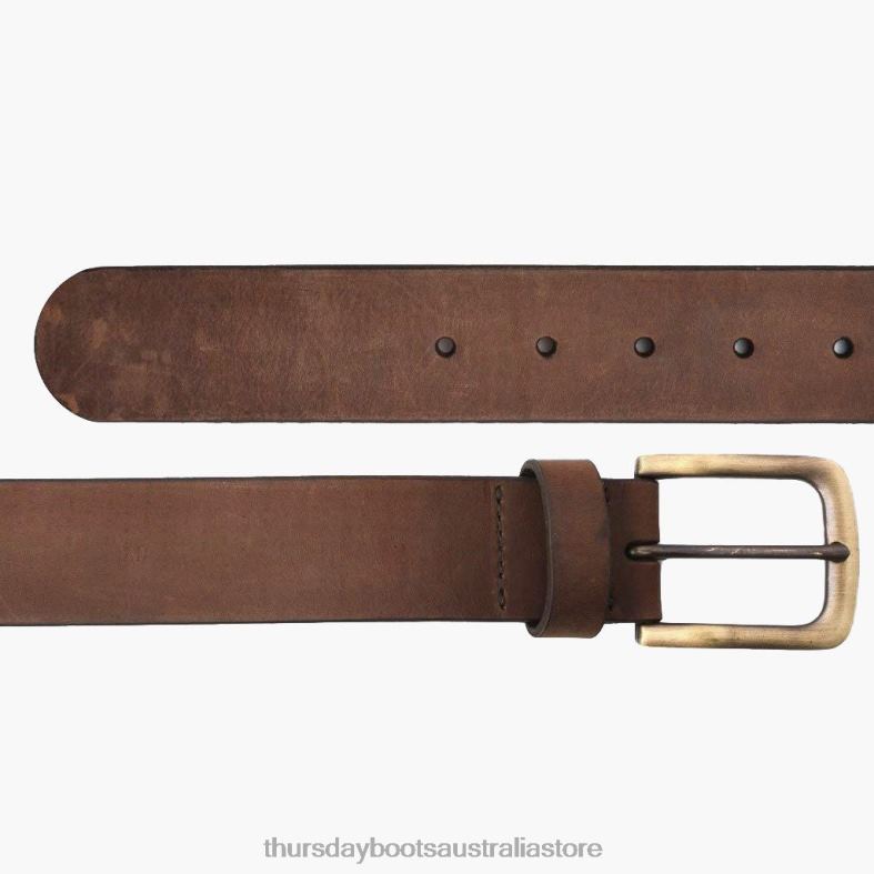 Accessories Terracotta Thursday Boots Men Heritage Leather Belt J4B0D183