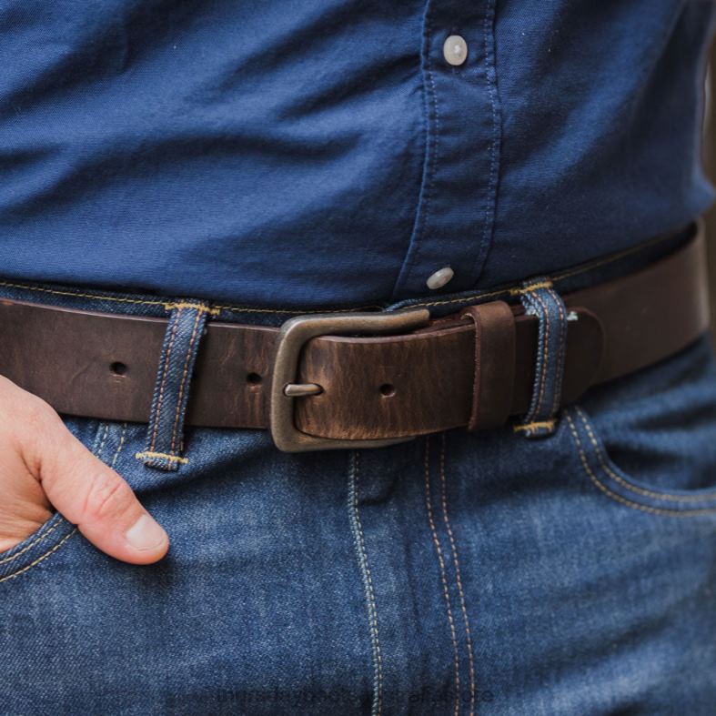 Accessories Tobacco Thursday Boots Men Heritage Leather Belt J4B0D177