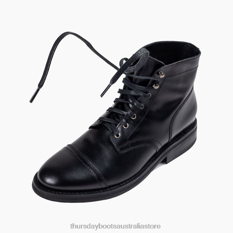 Accessories Black Thursday Boots Men Flat Waxed Cotton Laces J4B0D289