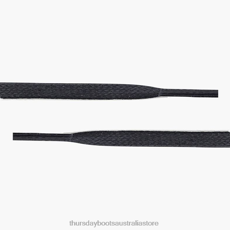 Accessories Black Thursday Boots Men Flat Waxed Cotton Laces J4B0D289