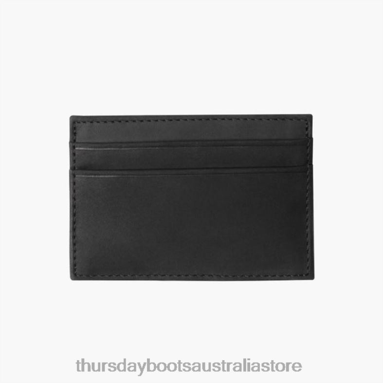 Accessories Black Matte Thursday Boots Men Leather Card Holder J4B0D279