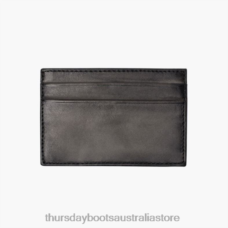 Accessories Distressed Grey Thursday Boots Men Leather Card Holder J4B0D280