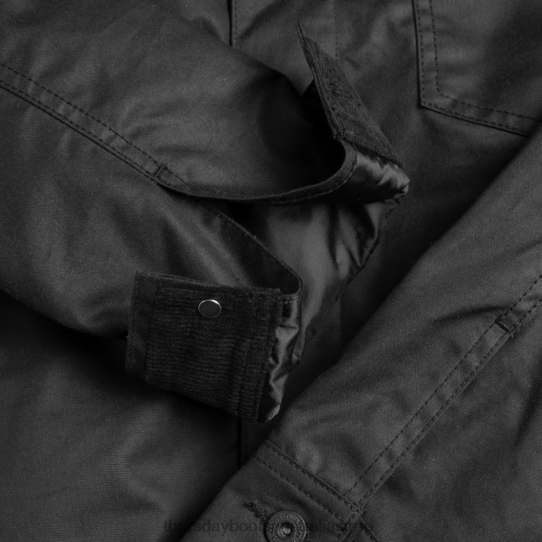Clothes Black Thursday Boots Men Waxed Canvas Field Jacket J4B0D233