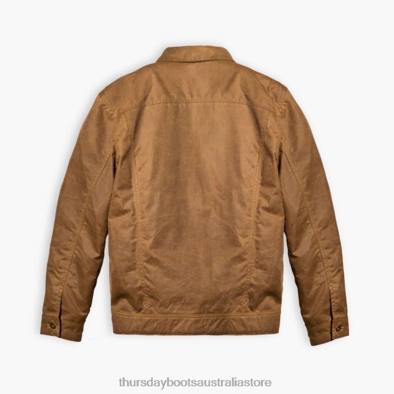 Clothes Khaki Thursday Boots Men Waxed Canvas Field Jacket J4B0D234