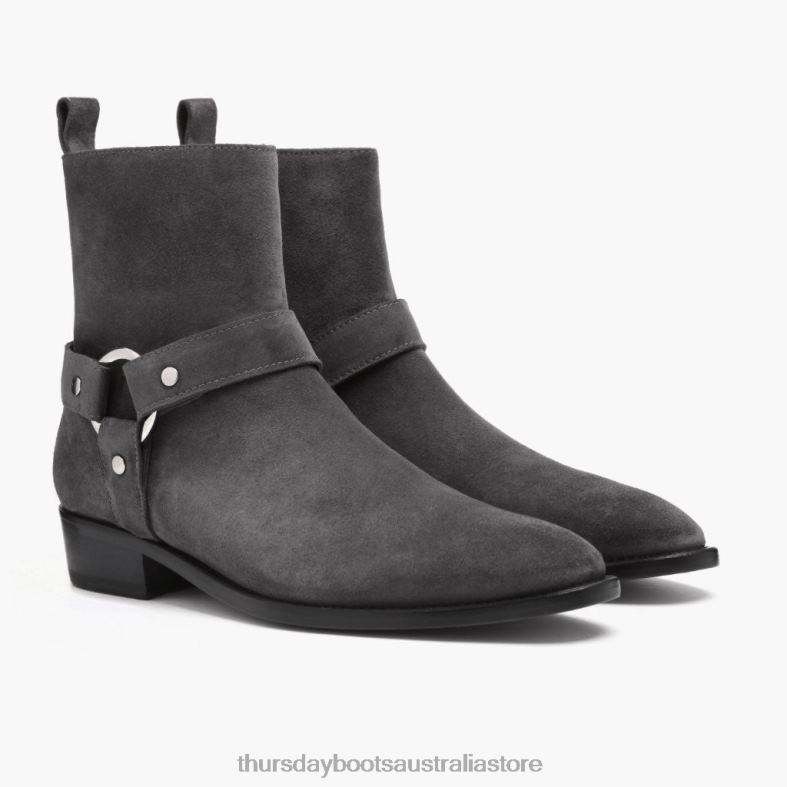Shoes Grey Suede Thursday Boots Men Harness J4B0D92