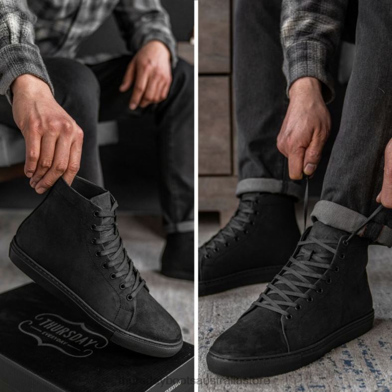 Shoes Black Matte Thursday Boots Men Premier High Top J4B0D135