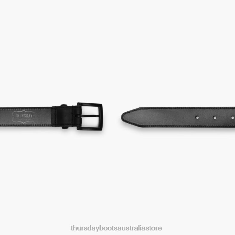 Accessories Black Matte Thursday Boots Women Classic Leather Belt J4B0D467