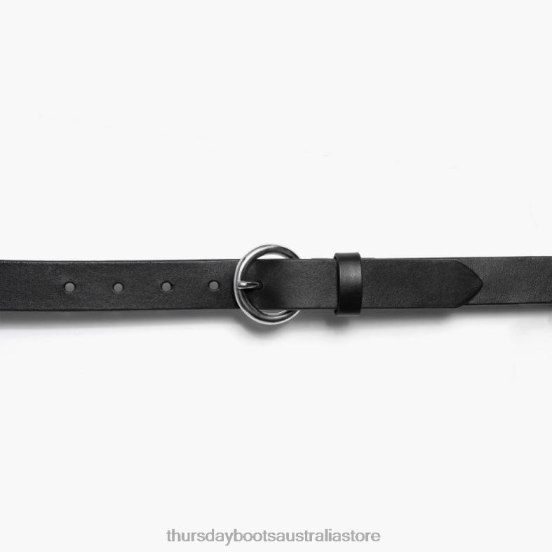 Accessories Black Thursday Boots Women Circle Leather Belt J4B0D465