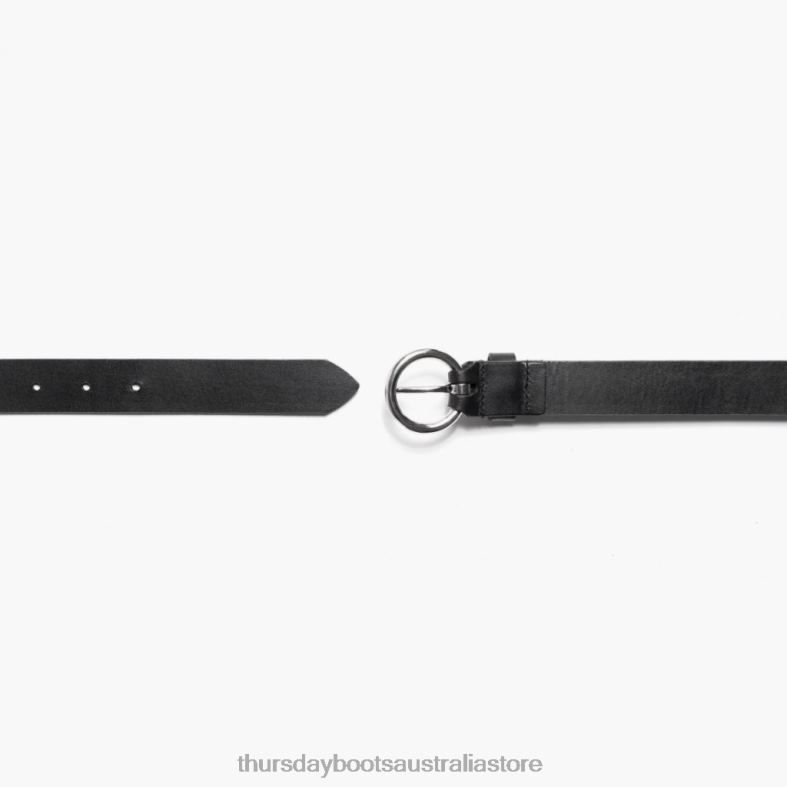 Accessories Black Thursday Boots Women Circle Leather Belt J4B0D465