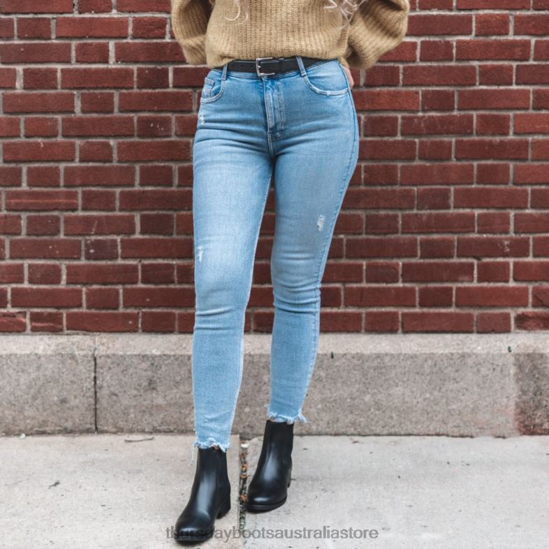 Accessories Black Thursday Boots Women Classic Leather Belt J4B0D468