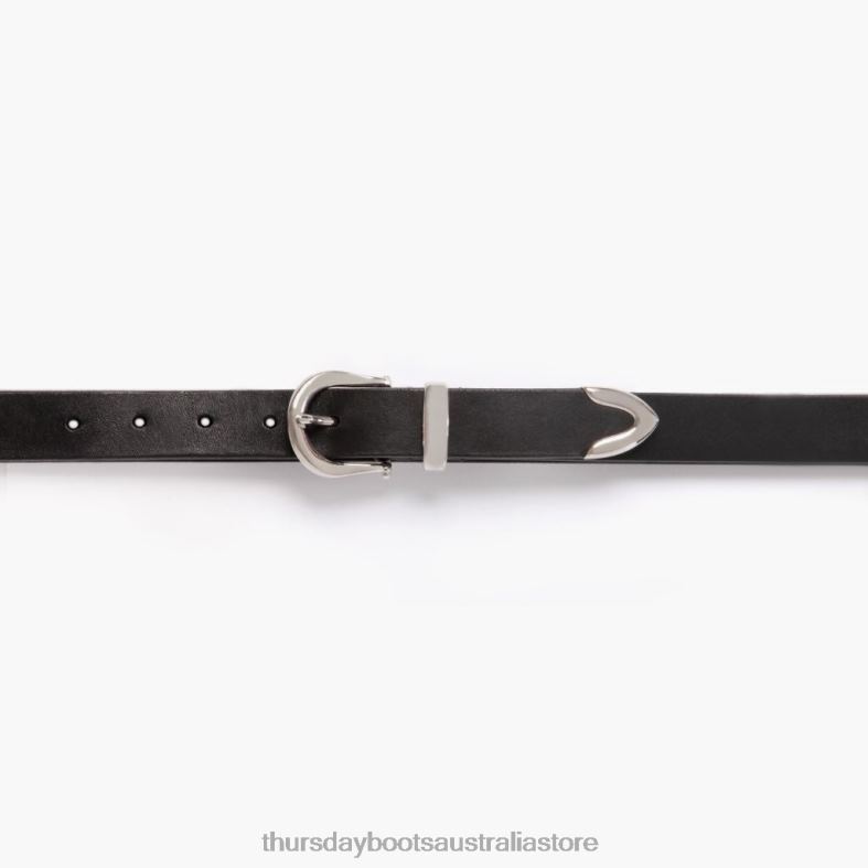 Accessories Black Thursday Boots Women Western Leather Belt J4B0D471