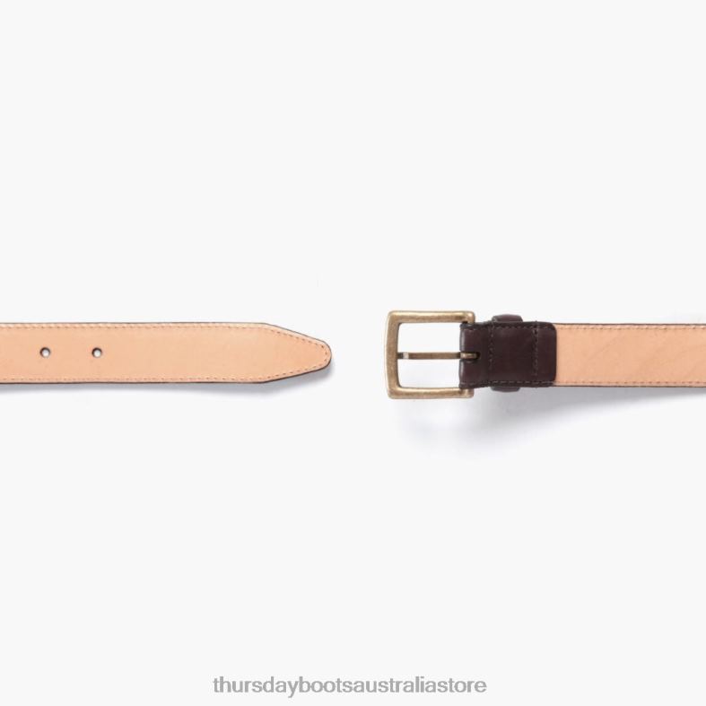 Accessories Brown Thursday Boots Women Classic Leather Belt J4B0D469