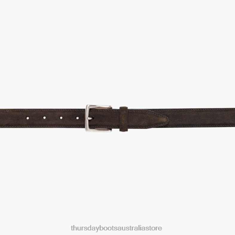 Accessories Dark Olive Suede Thursday Boots Women Classic Leather Belt J4B0D470