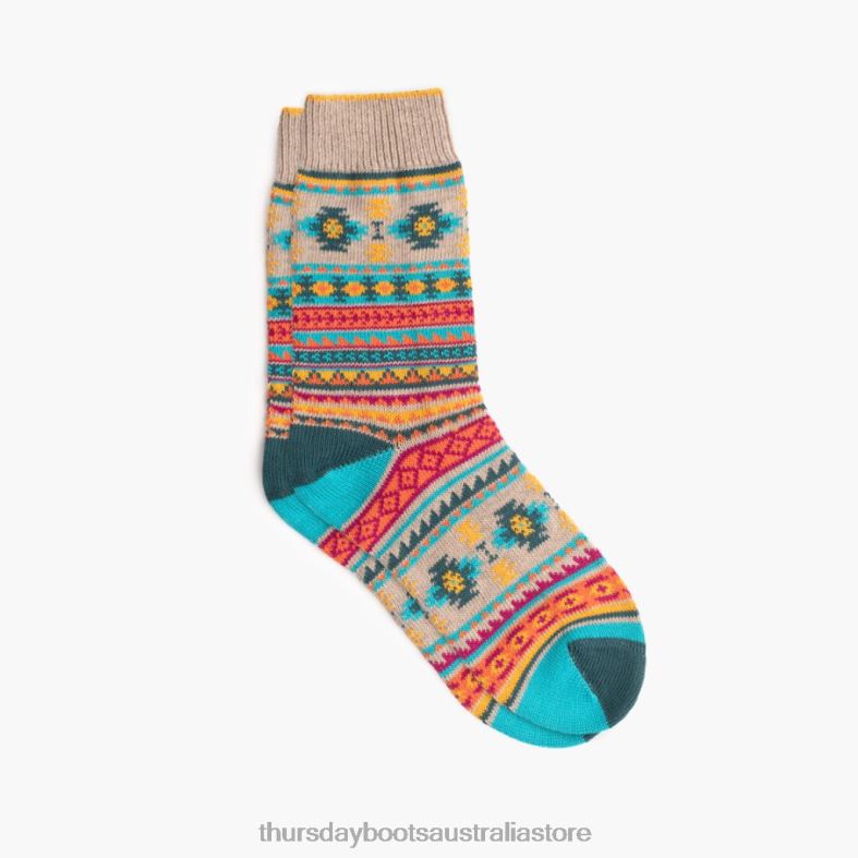 Accessories Oatmeal Thursday Boots Women Sodello Southern Sun Sock J4B0D515